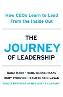 Journey of Leadership: How CEOs Learn to Lead from the Inside Out