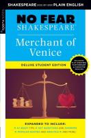 Merchant of Venice: No Fear Shakespeare Deluxe Student Edition Revised