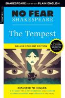 Tempest: No Fear Shakespeare Deluxe Student Edition Revised