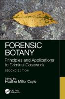 Forensic Botany: Principles and Applications to Criminal Casework 2nd edition