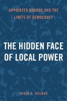 Hidden Face of Local Power: Appointed Boards and the Limits of Democracy