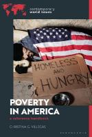 Poverty in America: A Reference Handbook