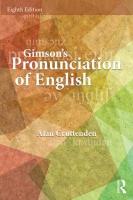 Gimson's Pronunciation of English 8th edition