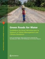 Green Roads for Water: Guidelines for Road Infrastructure in Support of Water Management and  Climate Resilience