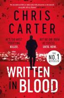 Written in Blood: The Sunday Times Number One Bestseller Open Market Edition