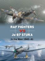 RAF Fighters vs Ju 87 Stuka: In the West 194041