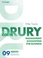 Management Accounting for Business 9th edition