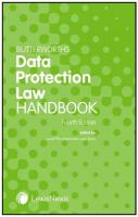 Butterworths Data Protection Law Handbook 4th edition