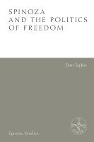Spinoza and the Politics of Freedom
