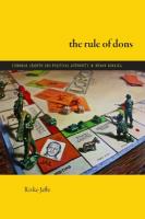 Rule of Dons: Criminal Leaders and Political Authority in Urban Jamaica