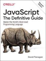 JavaScript - The Definitive Guide 7th Revised edition