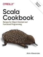 Scala Cookbook: Recipes for Object-Oriented and Functional Programming 2nd Revised edition