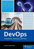 DevOps: Frameworks, Techniques, and Tools New edition
