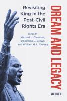 Dream and Legacy, Volume II: Revisiting King in the Post-Civil Rights Era