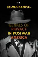 Genres of Privacy in Postwar America New edition