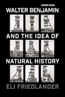 Walter Benjamin and the Idea of Natural History New edition