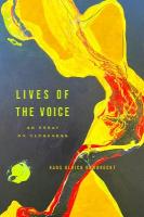 Lives of the Voice: An Essay on Closeness New edition