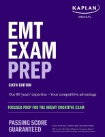 EMT Exam Prep, Sixth Edition: Focused Prep for the Nremt Cognitive Exam 6th ed.