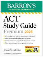 ACT Study Guide Premium, 2025: 6 Practice Tests plus Comprehensive Review plus  Online Practice
