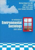 Invitation to Environmental Sociology 6th Revised edition