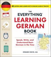 Everything Learning German Book, 3rd Edition: Speak, Write, and Understand Basic German in No Time