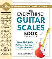 Everything Guitar Scales Book, 2nd Edition: Over 700 Scale Patterns for Every Style of Music