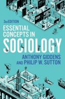 Essential Concepts in Sociology 3rd edition
