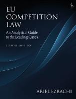 EU Competition Law: An Analytical Guide to the Leading Cases 8th edition