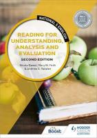 National 5 English: Reading for Understanding, Analysis and Evaluation,  Second Edition