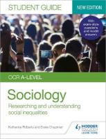 OCR A-level Sociology Student Guide 2: Researching and understanding social  inequalities