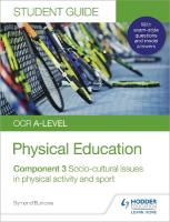 OCR A-level Physical Education Student Guide 3: Socio-cultural issues in  physical activity and sport
