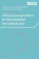 African Perspectives in International Investment Law