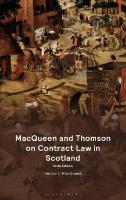 MacQueen and Thomson on Contract Law in Scotland 6th edition