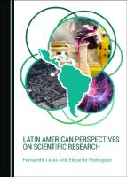 Latin American Perspectives on Scientific Research Unabridged edition