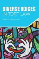 Diverse Voices in Tort Law Abridged edition