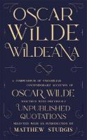 Wildeana (riverrun editions)