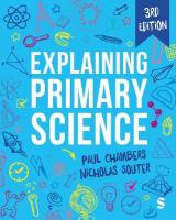Explaining Primary Science 3rd Revised edition