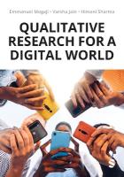 Qualitative Research for a Digital World: A Practical Guide