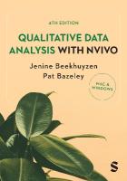 Qualitative Data Analysis with NVivo 4th Revised edition