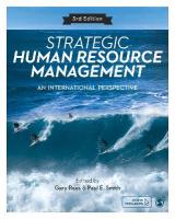 Strategic Human Resource Management: An International Perspective 3rd Revised edition