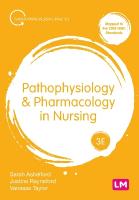 Pathophysiology and Pharmacology in Nursing 3rd Revised edition