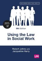 Using the Law in Social Work 9th Revised edition