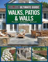 Ultimate Guide to Walks, Patios & Walls, Updated 2nd Edition: Plan  Design  Build 2nd edition