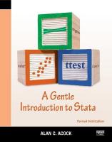Gentle Introduction to Stata, Revised Sixth Edition 6th edition