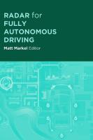 Radar for Fully Autonomous Vehicles Unabridged edition