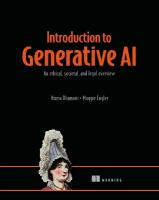 Introduction to Generative AI: An Ethical, Societal, and Legal Overview