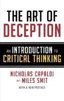 Art of Deception: An Introduction to Critical Thinking