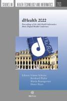 dHealth 2022: Proceedings of the 16th Health Informatics Meets Digital Health Conference
