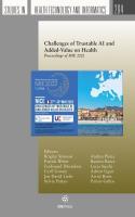 Challenges of Trustable AI and Added-Value on Health: Proceedings of MIE 2022