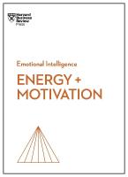 Energy plus Motivation (HBR Emotional Intelligence Series)